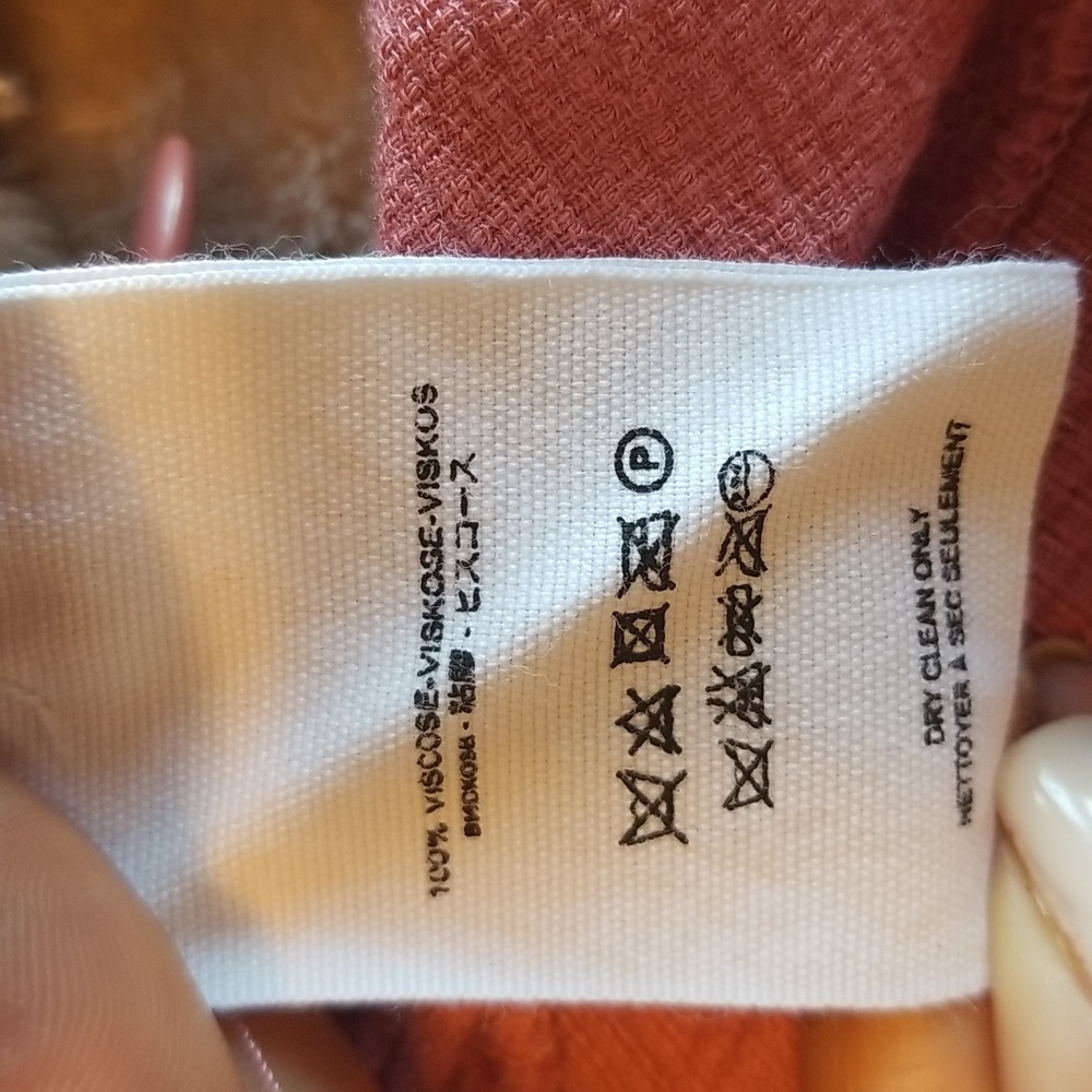 Free People Maise Mauve Rose Color Longsleeve Top Blouse V Neck Button Up Shirt - Picture 14 of 14